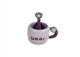 Cute Bear Mug with Spoon - Perfect Gift
